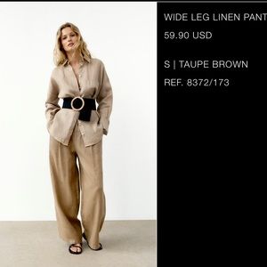 Zara Linen Pants